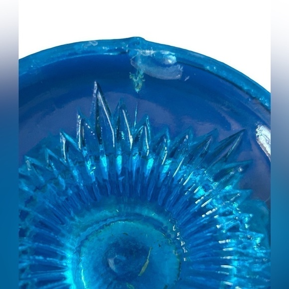 Victorian Opaline Pearline Glass Opalescent Turquoise Blue Creamer For Tea Set - Picture 5 of 5